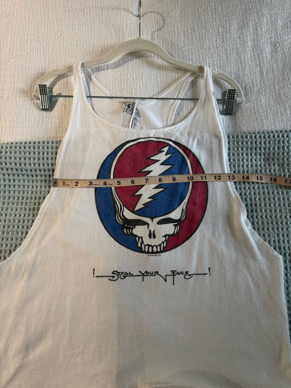 Upcycled Grateful Dead Tank w/ Open Back - Picture 6 of 6